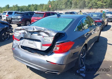 2018 Honda Accord Sport из США, поврежденный, VIN 1HGCV1F3XJA151382